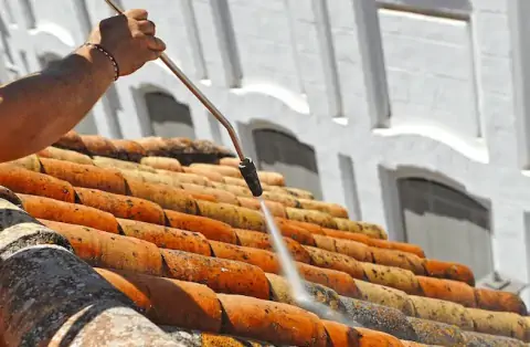 Nettoyage de toitures - Loupian